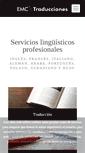 Mobile Screenshot of emctraducciones.com